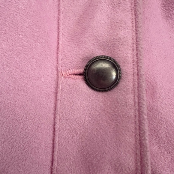 TanJay Pink Utility Jacket with Stand-Up Collar and Relaxed Fit - Picture 3 of 5